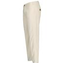 Dallas LOIS Retro 60s Mod Jumbo Cord Trousers Ecru