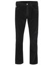 lois new dallas 80s mod jumbo cord trousers black