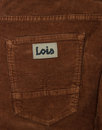 Sierra LOIS Mod Casuals Needle Cord Trousers BROWN
