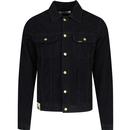 lois mens tejana needle cord truck jacket black