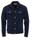 Tejana LOIS Retro 1970s Mod Jumbo Cord Jacket NAVY