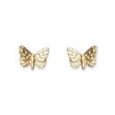 Abdon LOUCHE Vintage Butterfly Stud Earrings