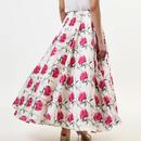 Agatha Louche Loveflower Print Circle Midi Skirt 