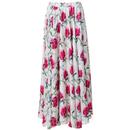 Agatha Louche Loveflower Print Circle Midi Skirt 