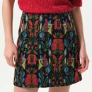 Aubin Louche  Jacquard 60s Mini Skirt