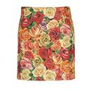 Louche Aubin Roses Jacquard Mini Skirt in Rose 