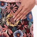 Aubin LOUCHE Jacquard Flower Power Mini Skirt B/P