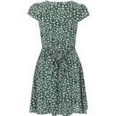 Cathleen LOUCHE Retro 60s Mini Flower Tea Dress G