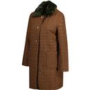 LOUCHE Matching Ginger Cottage Check Coat & Skirt