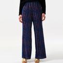 Clothide Louche Abstract Print Pleated Trousers B