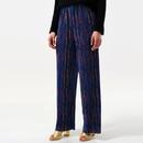 Clothide Louche Abstract Print Pleated Trousers B