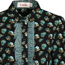 Gisla LOUCHE Retro Posy Patchwork Vintage Shirt