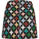 LOUCHE Aubin 60'S Circles Jacquard Mini Skirt 