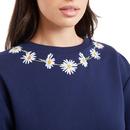 Jan LOUCHE Daisychain Embroidered Sweatshirt (N)