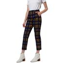 Jaylo LOUCHE Retro 60s Checkmate Skinny Trousers