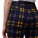 Jaylo LOUCHE Retro 60s Checkmate Skinny Trousers