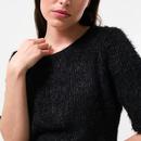 Laureen Louche Eyelash Rib Short Sleeve Jumper B