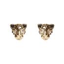 + Niger LOUCHE Vintage Tiger Stud Earrings In Gold