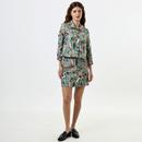 Aubin Louche Jungle Jacquard Retro 60s Mini Skirt 