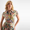 Fleur Louche Summer Dream Print Midi Shirt-Dress 
