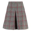 Lamont LOUCHE LONDON 60s Mod POW Check Pleat Skirt