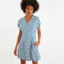 Louche Prudence Periwinkle Mini Shirt Dress in Blue