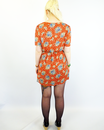Holly LOVE STRUCK Retro 60s Mod Floral Wrap Dress
