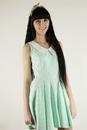 Kimberly LOVESTRUCK 60s Mod Lace Overlay Dress M