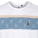 Luke 1977 Lions Den Overprint Panel T-shirt White