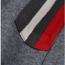 Palma LUKE Retro Shoulder Stripe Tape Sweatshirt 