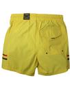 Ragy LUKE 1977 SPORT Men's Retro Swim Shorts Lemon