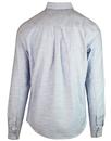 Bardon LUKE Retro Mod Space Dye 2 Pocket Shirt SKY