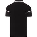 Boyo LUKE Retro Mod Tipped Pique Polo Shirt (JB)