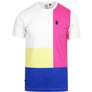Wind Close LUKE Retro Men's Colour Block T-Shirt