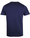 Cultraised LUKE Retro Micro Rib Crew T-shirt NAVY