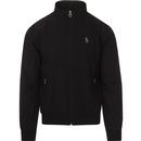 luke 1977 mens double diamond lightweight zip jacket jet black