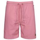 Luke Great Retro Swim Shorts in Vintage Pink M541011