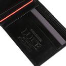 Hector LUKE Retro Contrast Leather Bi-Fold Wallet 