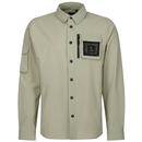 Luke Hulun Retro Military Pocket Shirt in Sage M710950