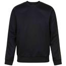 Massachusetts Tape Detail Sweatshirt in Black by Luke 1977 M770351