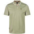 Luke Meadtastic Mod Tipped Polo Shirt in Fig