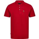 Luke New Mead Mod Pique Polo Shirt in Bloodstone M451457