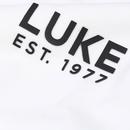 Rally Luke 1977 Retro Rainbow Sleeve Stripe Tee W