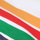 Rally Luke 1977 Retro Rainbow Sleeve Stripe Tee W