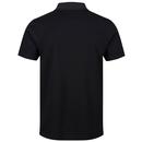 Relay Luke Performance Retro Zip Polo Shirt Black
