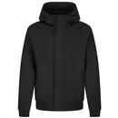 Luke Rock and Roller Hooded Technical Jacket in Black M790750