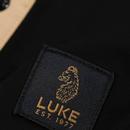 Saddleworth Luke Mod Colour Block Polo Shirt Black