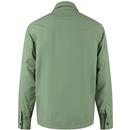 Seattle Luke 1977 Crinkled Nylon Shacket  (Sage)