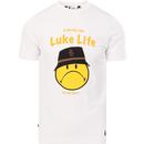 LUKE x SMILEY Luke Life Retro Rave Tee (White)