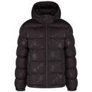 Luke Mallard Overprint Padded Jacket in Black M500756